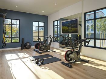 Yoga & spin room